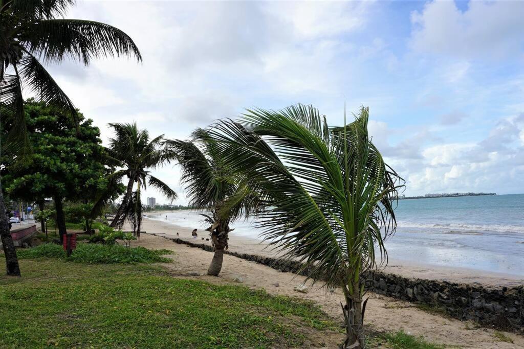 Joao Pessoa, A Dois Passos Do Paraiso, 2 Suites Com A/C, Vista Panoramica Para O Mar Do Bessa, Portaria 24H E 2 Vagas De Garagem Buitenkant foto