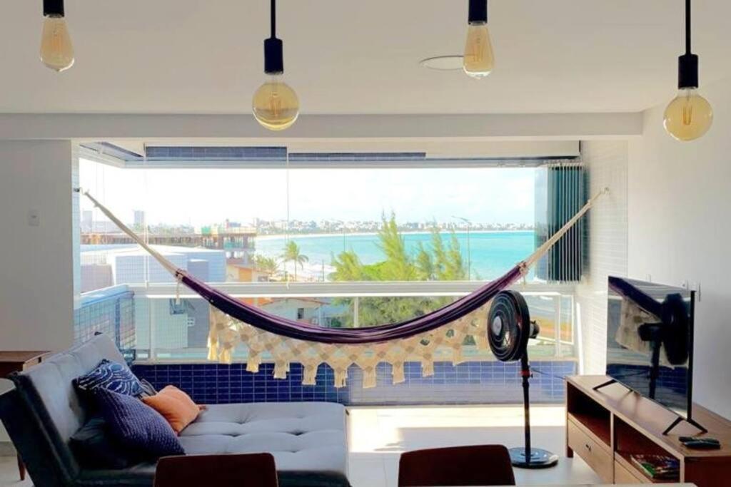 Joao Pessoa, A Dois Passos Do Paraiso, 2 Suites Com A/C, Vista Panoramica Para O Mar Do Bessa, Portaria 24H E 2 Vagas De Garagem Buitenkant foto